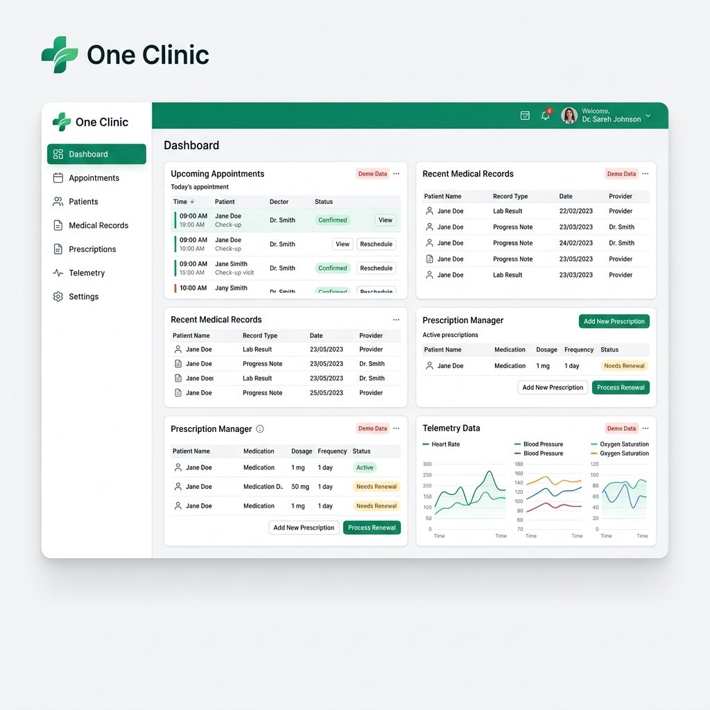 OneClinic - Healthcare SaaS Platform