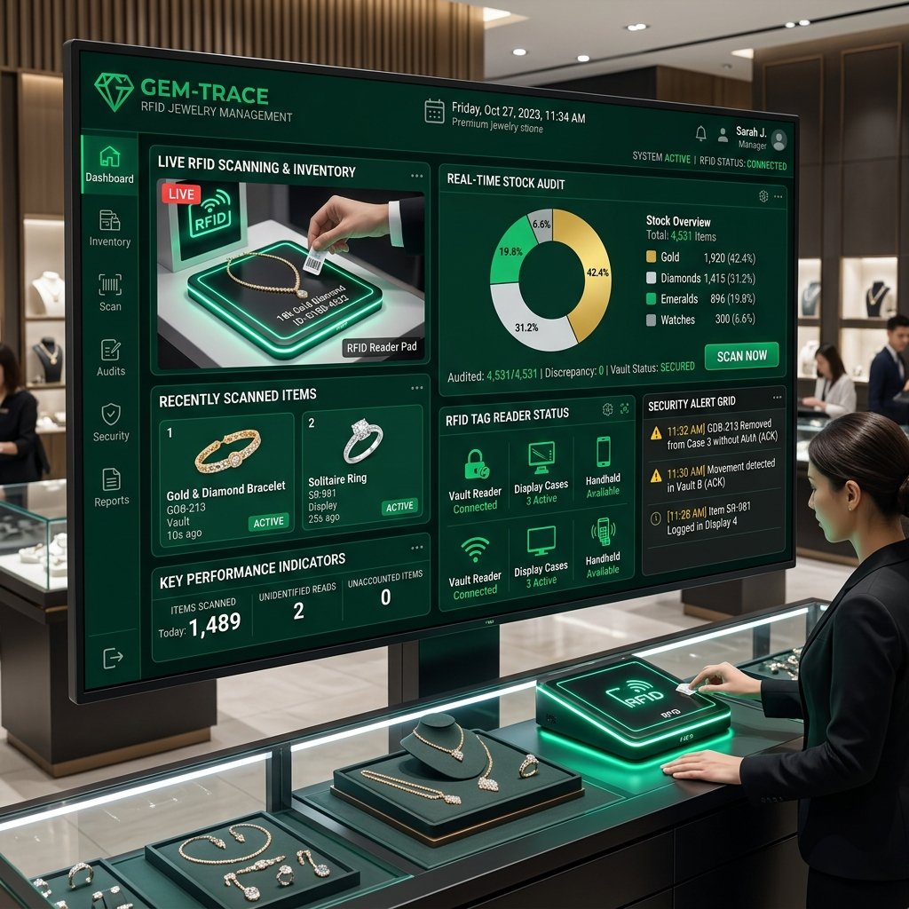 RFID Jewelry Inventory Solution